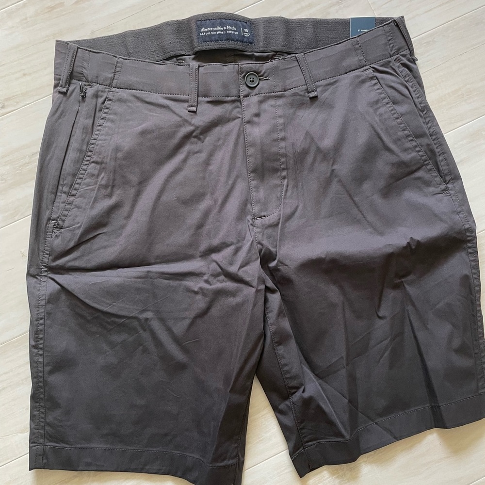 Abercrombie Medium dark grey shorts.